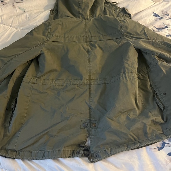 olive green women’s jacket - Picture 3 of 7